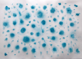 watercolor blue spots