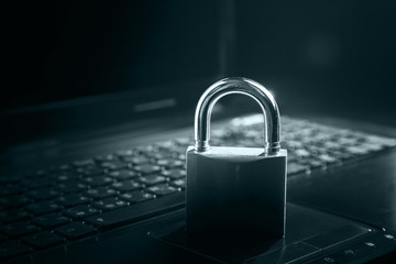 lock on computer keyboard