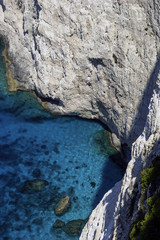 Cliff and sea / Zakynthos - Zante / Greece