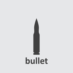 Machine gun bullet icon.