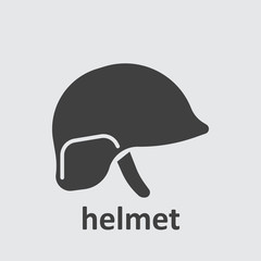 Soldier helmet icon