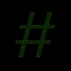 Hacker - 101011010 Icon - Hashtag Zeichen, Stichwort