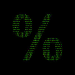 Hacker - 101011010 Icon - Prozent - Rabatt