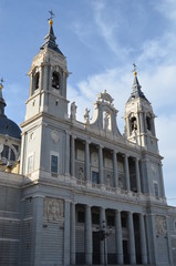 Fototapeta na wymiar Madrid - Almudena Cathedral
