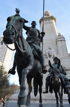 Madrid - Monument to Cervantes