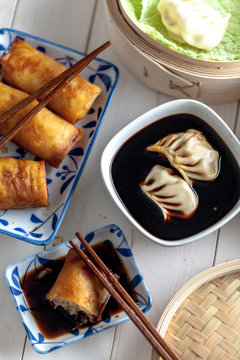 Mixed chinese food