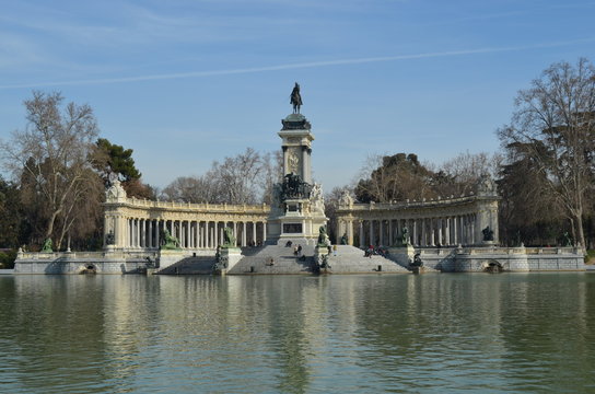 Madrid - Buen Retiro Park - 
Monument to Alfonso XII