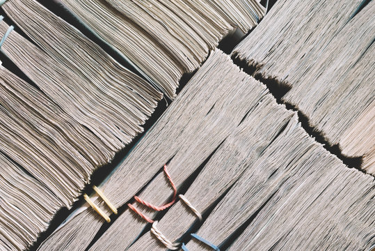 paper currency in closeup