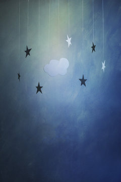 Paper stars and cloud....