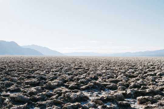 landcape photo of devils golf course in death valley usa