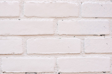 White Brick Wall Texture Background