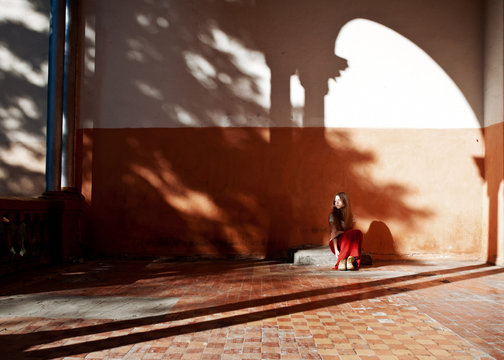 Girl and shadows
