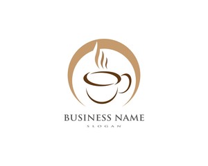Coffee cup Logo Template vector icon design