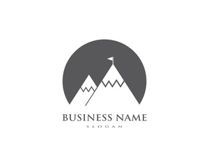 Mountains Logo Template