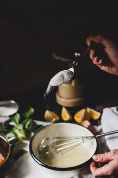 Then process of making meringue