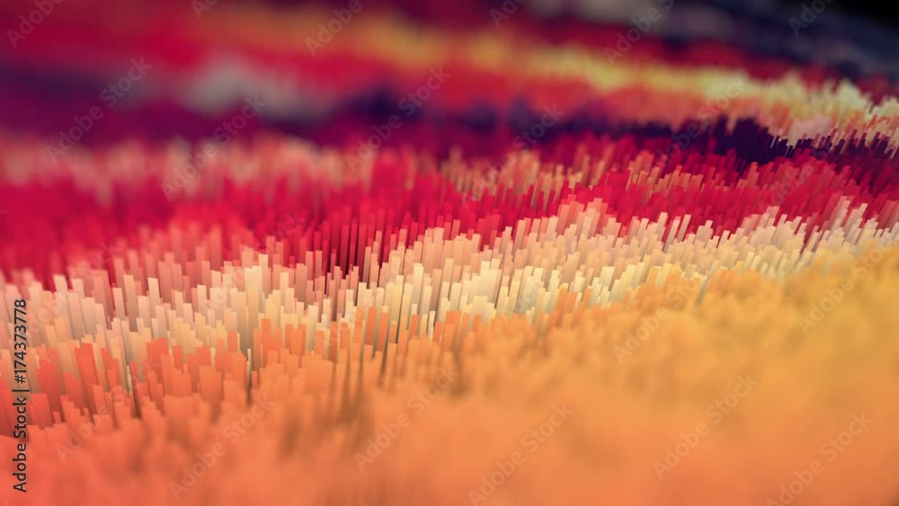 Poster 4k looping abstract textured background with depth of field