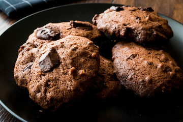 Brownie Cookies with Chocolate..