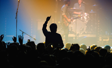 Crowd in a concert