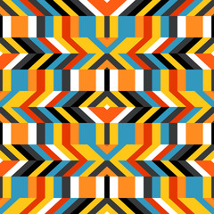 Colorful op art pattern