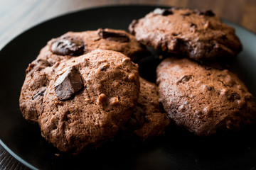 Brownie Cookies with Chocolate..
