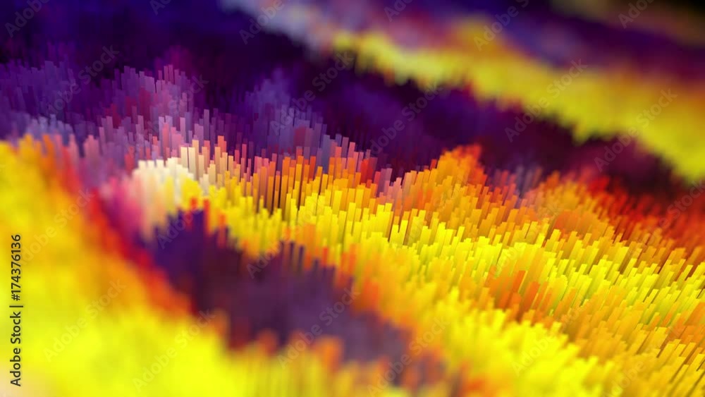 Poster 4k looping abstract textured background with depth of field