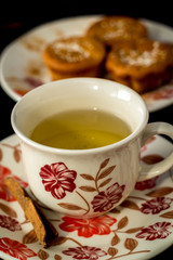 Tea with muffins