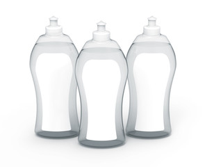 3D rendering Dishwashing liquid