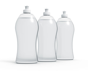 3D rendering Dishwashing liquid