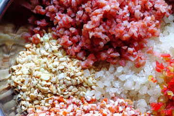 raw materials for moon cake