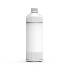 Blank detergent bottle mockup