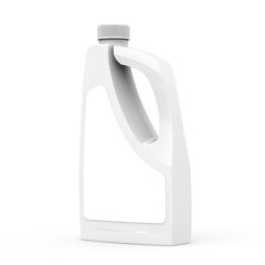Blank detergent bottle mockup