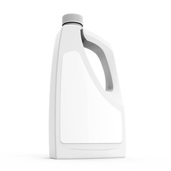 Blank detergent bottle mockup