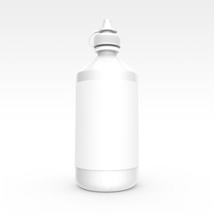 Contacts Solution bottle mockup