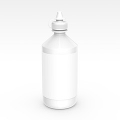 Contacts Solution bottle mockup
