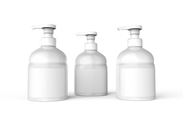 Liquid soap or lotion bottle