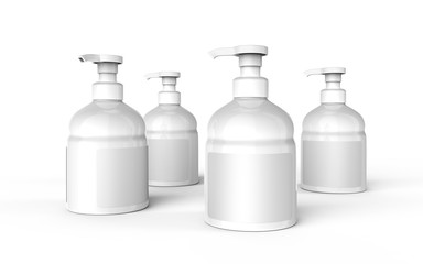 Liquid soap or lotion bottle