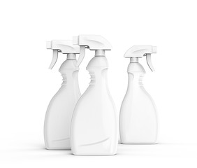 Glass cleaner mockup