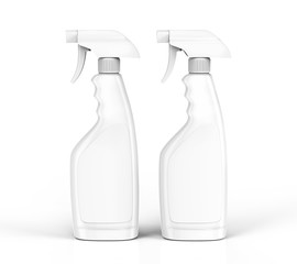 Glass cleaner mockup