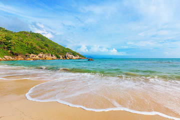 Silver beach on Koh Samui in Thailand.