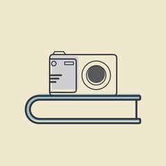 Fototapeta premium Vector of camera icon