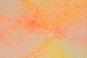 Abstract watercolor texture background, hand painted on paper