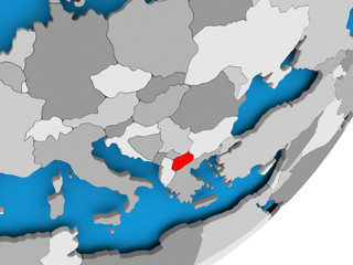 Fototapeta premium Map of Macedonia