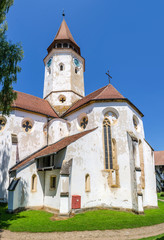 Fototapeta na wymiar Kościół obronny w mieście Prejmer, Rumunia