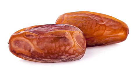 Dates isolated on white background