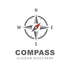 Compass logo design template