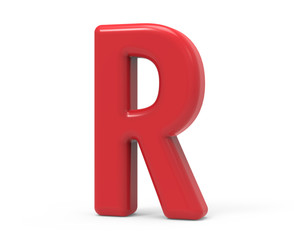 red letter R