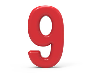 red number 9