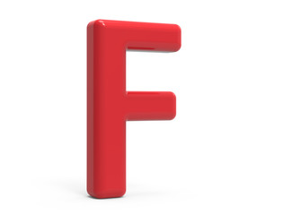red letter F