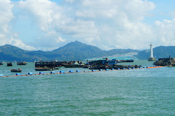 Beautiful sea view in Shekou, Shenzhen, China