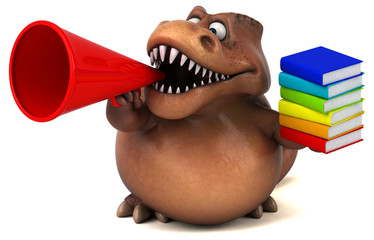 Fun Trex - 3D Illustration © Julien Tromeur